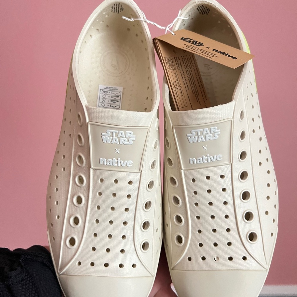 Star Wars x Native Cream Slip-On Shoes
